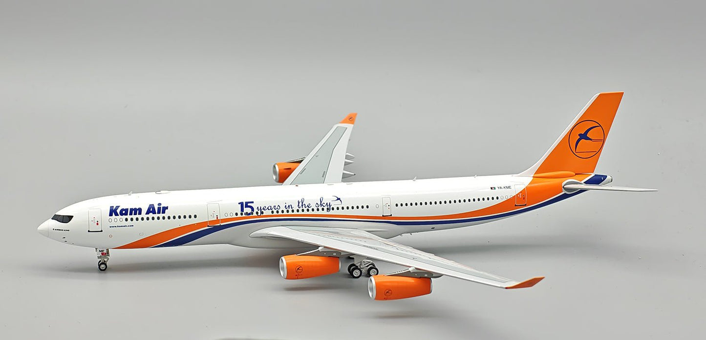 Pre - Order Retro Models RM34315 1:200 KAM AIR A340 - 313 YA - KME 15 YEARS IN THE SKY LIMITED EDITION