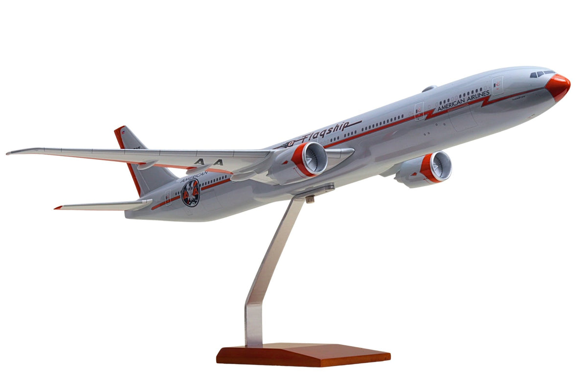 Pre-order SkyMarks Elite SKG79100 1:100 American Airlines 777-300 Flagship American Airlines 100 Years N735AT
