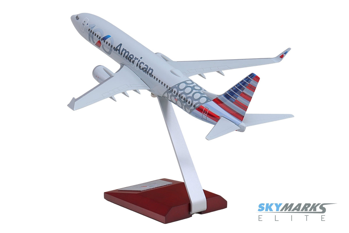 Pre-Order SkyMarks Elite SKR80100 1:100 Boeing 737-800 American Airlines 100th Anniversary N840NN