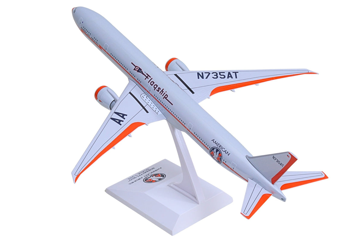 Pre-Order SkyMarks SKR1189 1:200 Boeing 777-300 American Airlines 100 Years Flagship N735AT