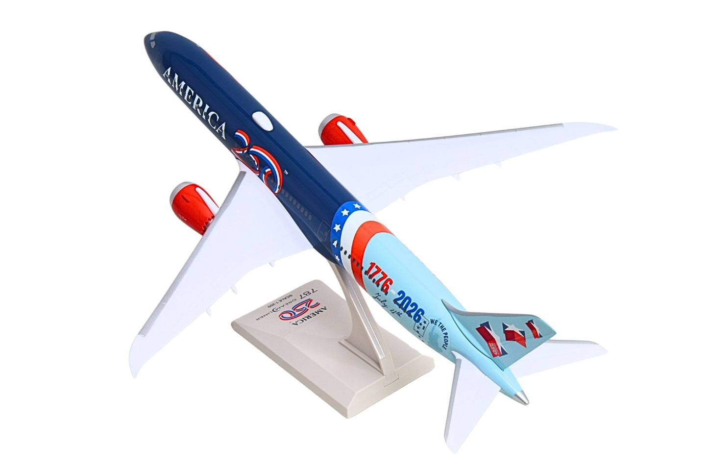 Pre - Order SkyMarks SKR1776 1:200 Boeing 787 - 9 America 250th Anniversary
