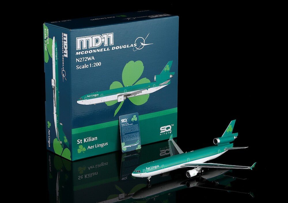 Pre - Order SQ Wings L2127 1:200 Aer Lingus MD - 11 N272WA