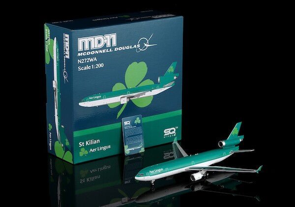 Pre - Order SQ Wings L2127FD 1:200 Aer Lingus MD - 11 N272WA "Flaps Down"