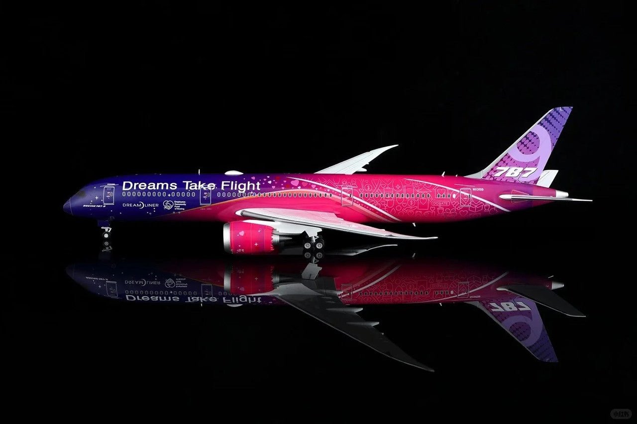 Pre - Order SQ Wings L2128 1:200 Boeing Company Boeing 787 - 9 N1015B "Dreams Take Flight"