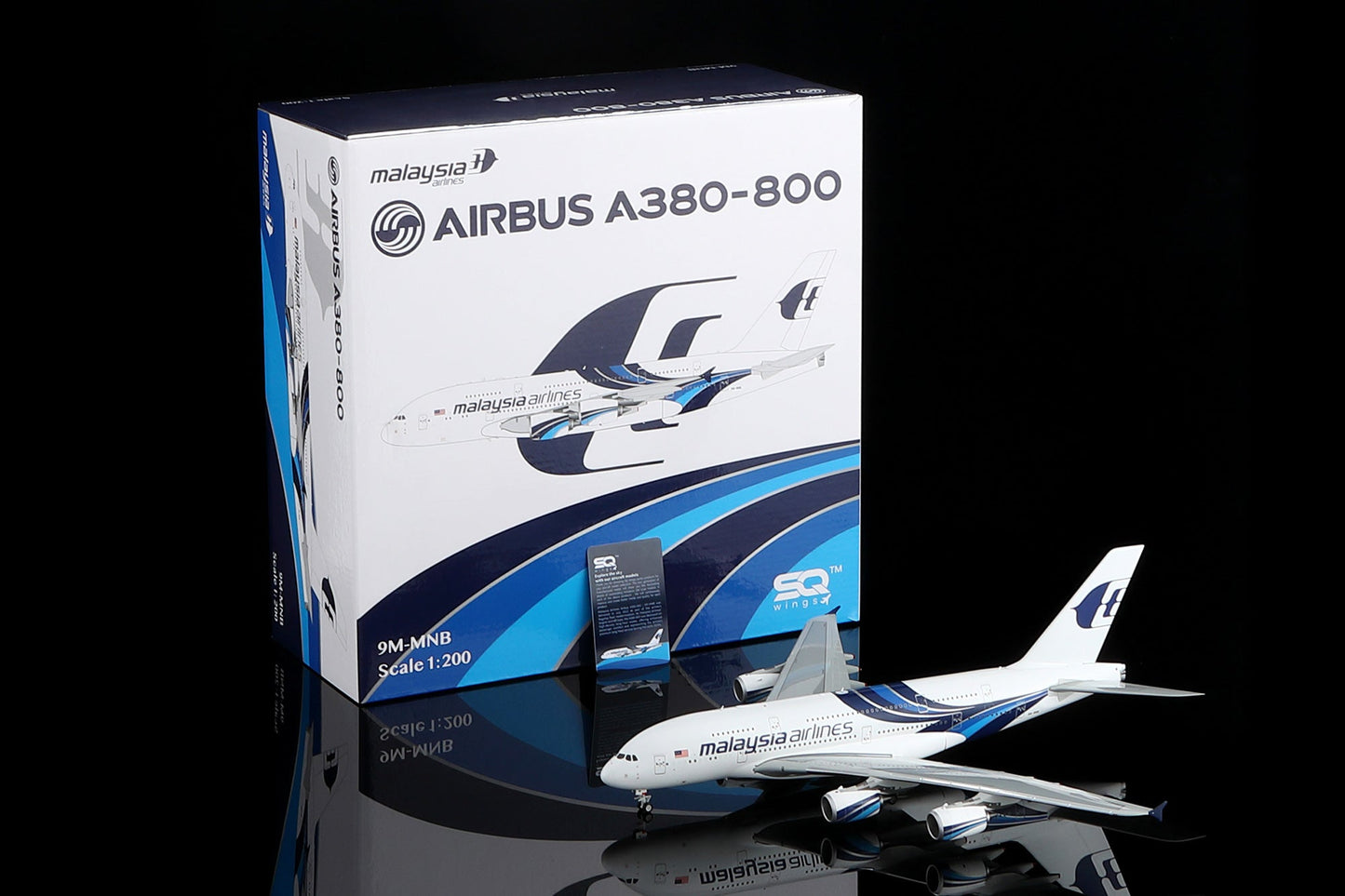 Pre-Order SQ Wings L2151 1:200 Malaysia Airlines A380 9M-MNB