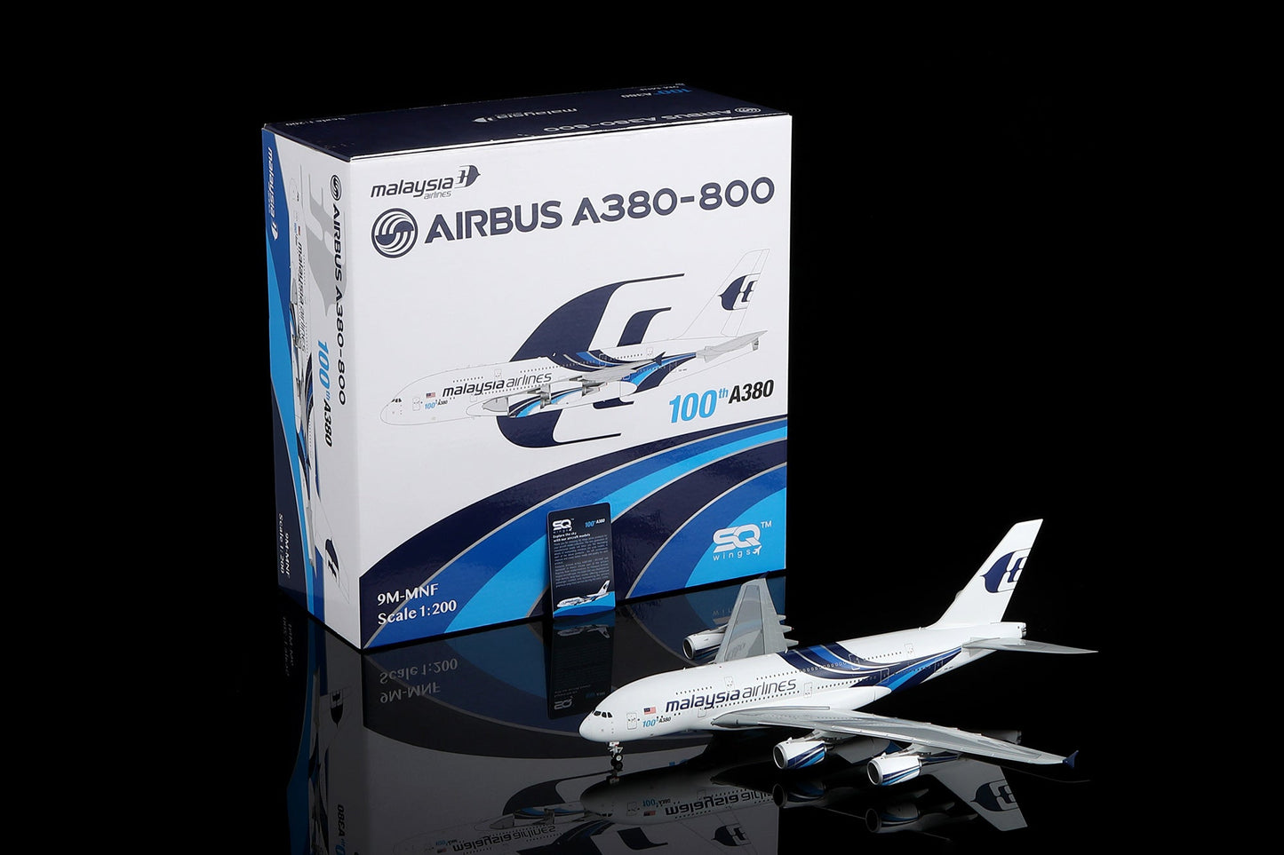 Pre-Order SQ Wings L2152 1:200 Malaysia Airlines A380 9M-MNF