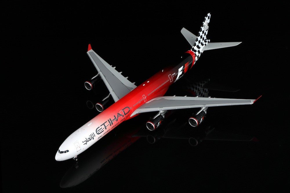 Pre - Order SQ Wings L2167 1:200 Etihad Airways Airbus A340 - 600 A6 - EHJ "ABU DHABI GRAND PRIX 2011"