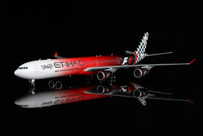 Pre - Order SQ Wings L2167 1:200 Etihad Airways Airbus A340 - 600 A6 - EHJ "ABU DHABI GRAND PRIX 2011"