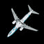Pre-Order SQ Wings L2347 1:200 Japan Transocean Air B737-800 JA07RK Yui Jinbei