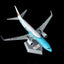 Pre-Order SQ Wings L2347 1:200 Japan Transocean Air B737-800 JA07RK Yui Jinbei