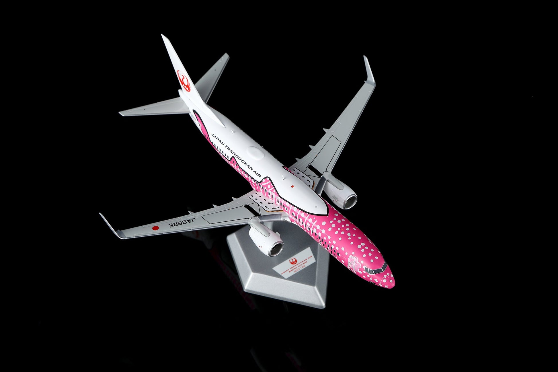 Pre-Order SQ Wings L2349 1:200 Japan Transocean Air B737-800 JA06RK Sakura Jimbei