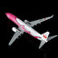 Pre-Order SQ Wings L2349 1:200 Japan Transocean Air B737-800 JA06RK Sakura Jimbei