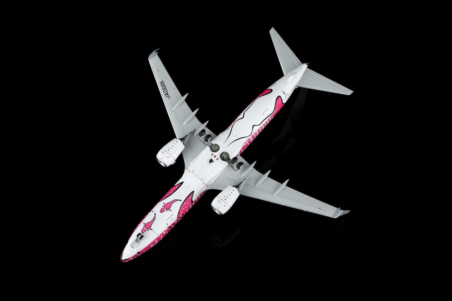 Pre-Order SQ Wings L2349 1:200 Japan Transocean Air B737-800 JA06RK Sakura Jimbei