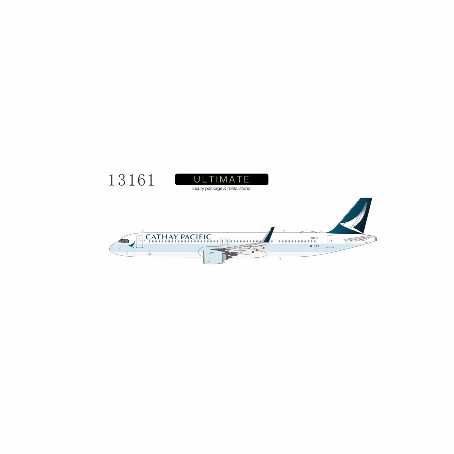 Pre-Order [ULTIMATE] NG Models 13161 1:400 Cathay Pacific Airways A321neo B-HQD Large titles; Luxurious packaging