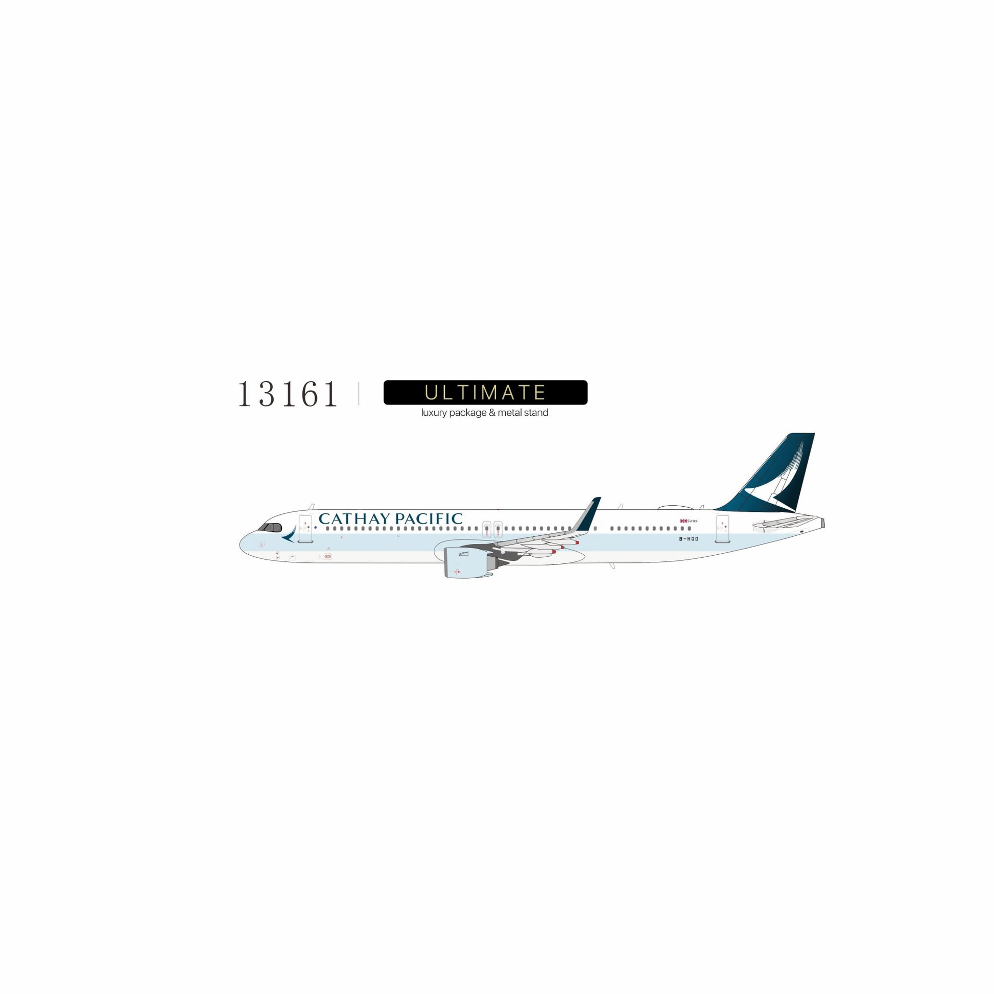 Pre-Order [ULTIMATE] NG Models 13161 1:400 Cathay Pacific Airways A321neo B-HQD Large titles; Luxurious packaging