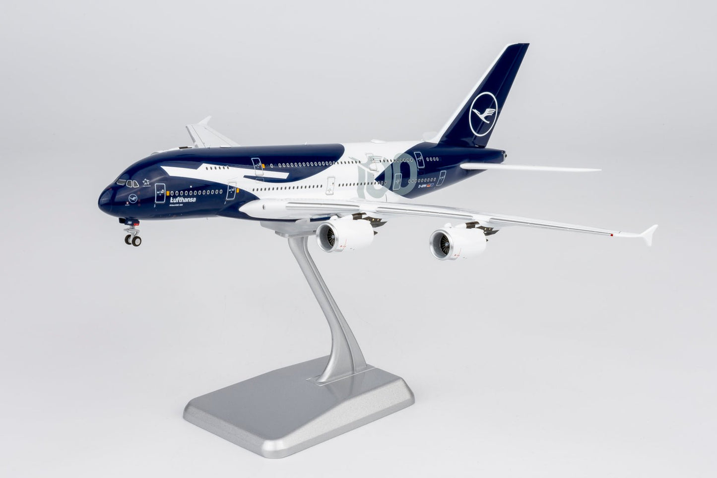 Pre-Order [ULTIMATE] NG Models 38001 1:400 Lufthansa A380-800 D-AIMH 100th Anniversary livery; Luxurious packaging