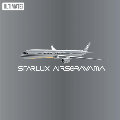 Pre-Order [ULTIMATE] NG Models 57045 1:400 Starlux Airlines A350-1000 B-58553 (Airsorayama Silver; Luxurious packaging)