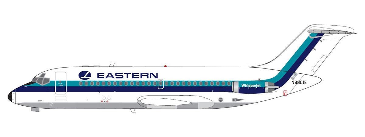 Pre - Order V1:400 400010 1:400 EASTERN AIR LINES DC - 9 - 14 - N8901E