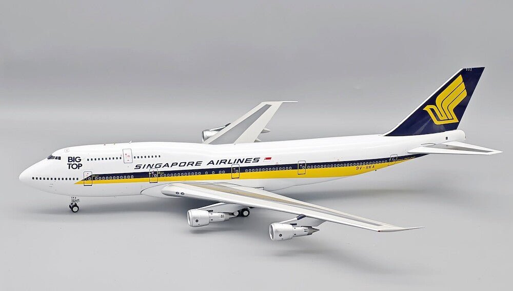 Pre-Order White Box Models WB-747-3-007 1:200 747-312 Singapore Airlines “Big Top” 9V-SKA