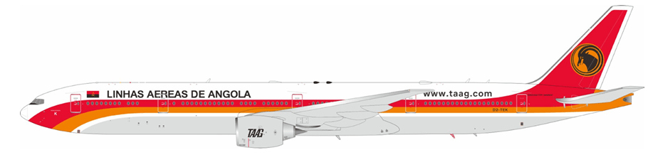 Retro Models RM77301 1:200 TAAG Angola Airlines Boeing 777 - 3M2/ER D2 - TEK