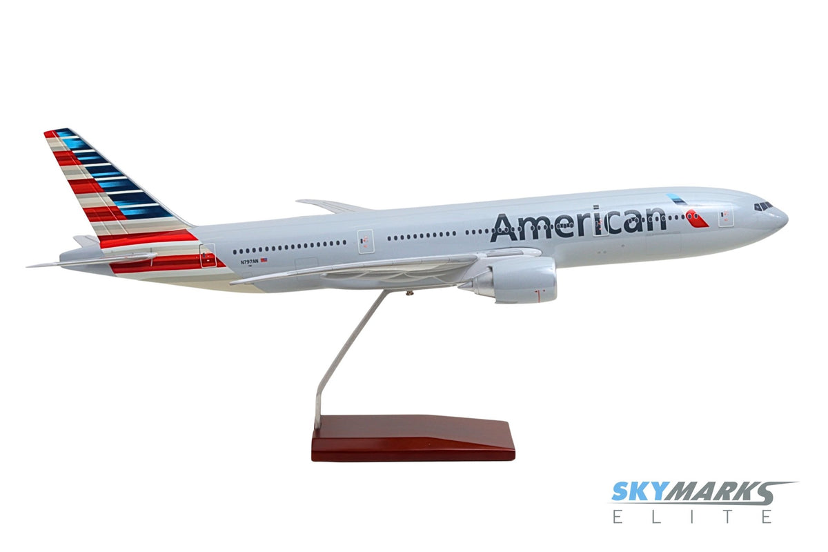 SkyMarks Elite SKG47100 1:100 American Airlines 777-200 N797AN
