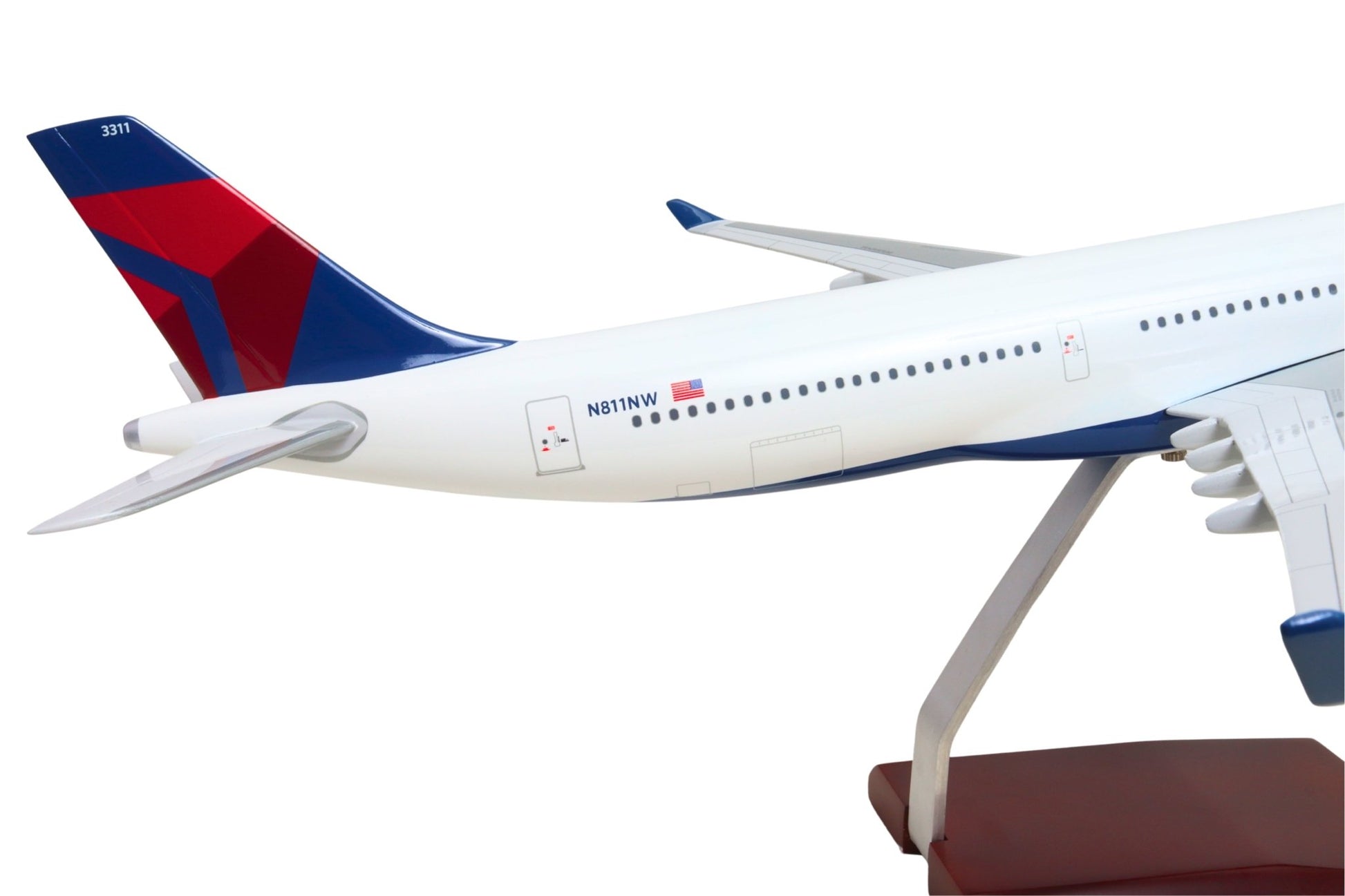 SkyMarks Elite SKG49100 1:100 Delta Airlines A330 - 300 N811NW