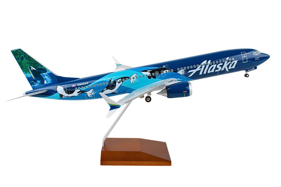 SkyMarks Elite SKR8294 1:100 Alaska 737Max9 N932AK Orca