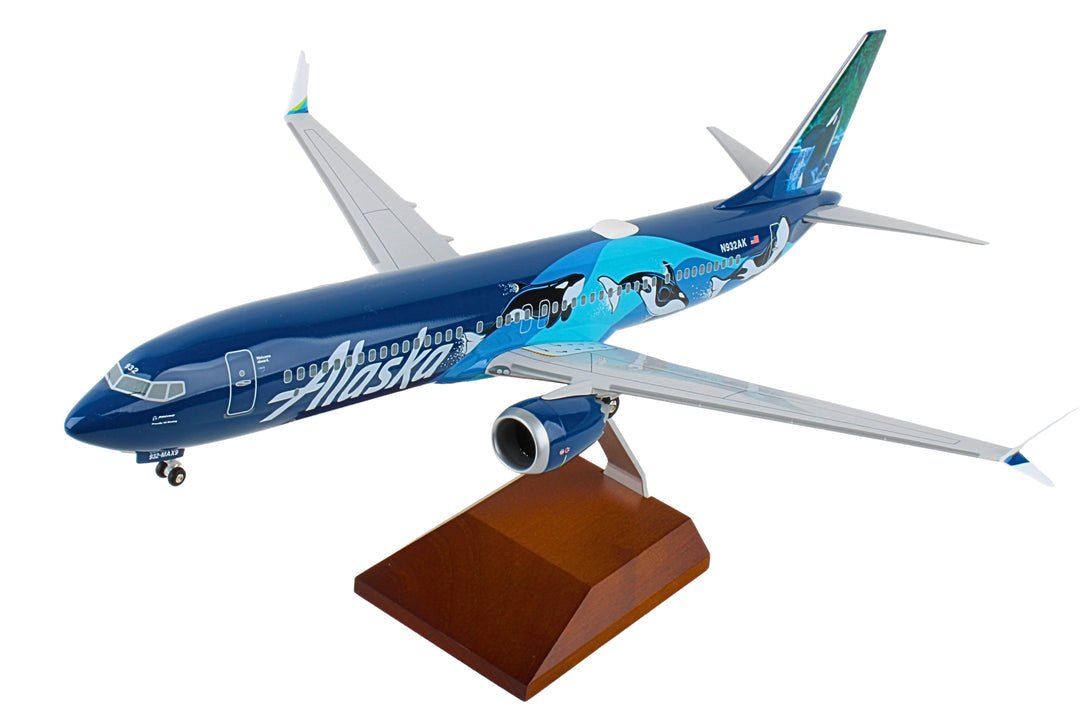 SkyMarks Elite SKR8294 1:100 Alaska 737Max9 N932AK Orca