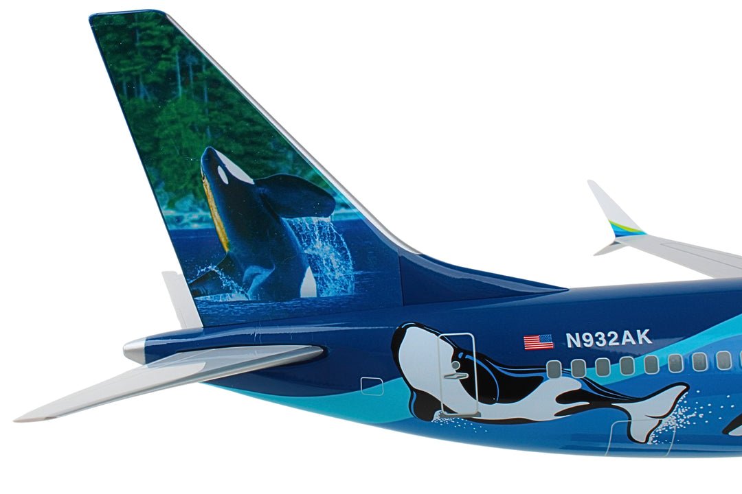 SkyMarks Elite SKR8294 1:100 Alaska 737Max9 N932AK Orca