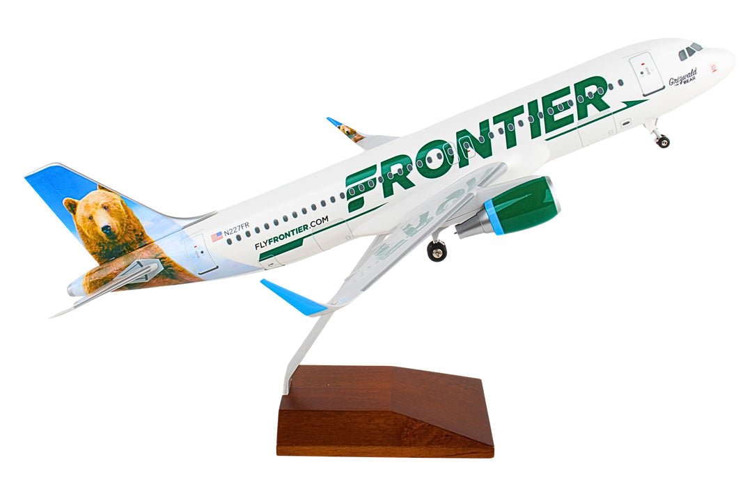 SkyMarks Elite SKR8319 1:100 Frontier A320 - 200 N227FR with Sharklets