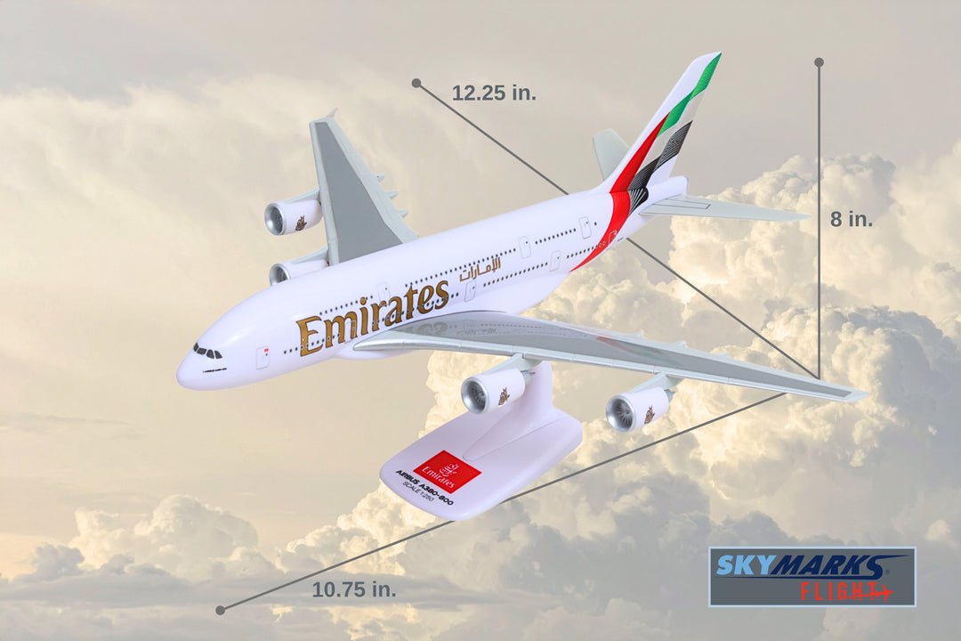SkyMarks Flight SKR4006 - 1 1:250 Emirates Airbus A380 - 800 A6 - EOG New Livery