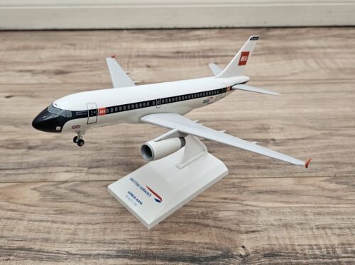 SkyMarks SKR1021A 1:150 British Airways Airbus A319 with gear G - EUPJ (BEA retro scheme and decal for BA 100th)