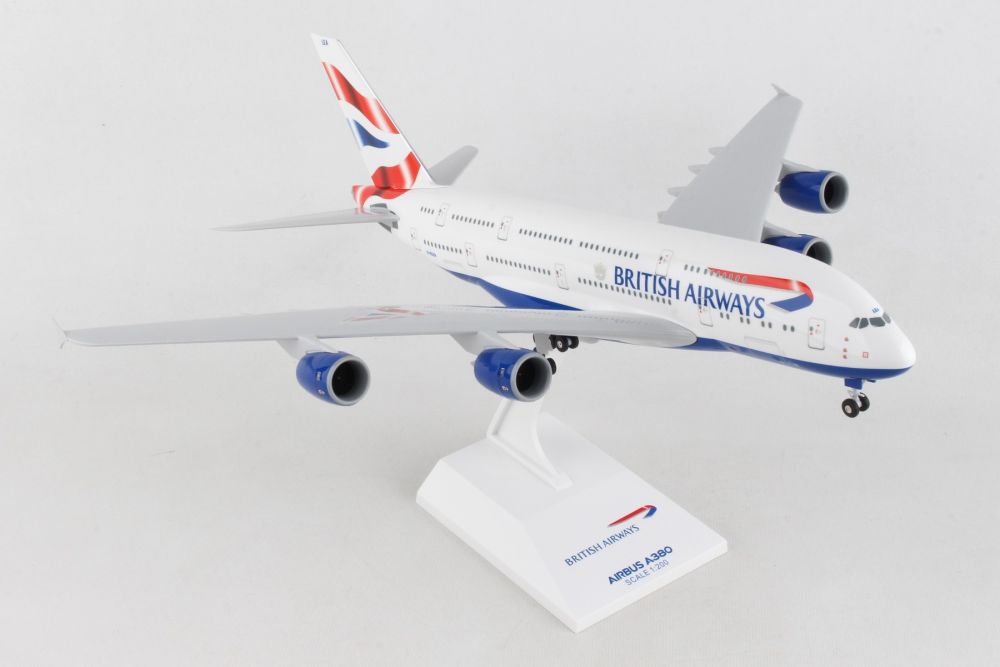 SkyMarks SKR652 1:200 British Airways A380 G - XLEA with Gear