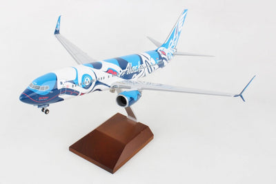 SkyMarks SKR8295 1:100 Alaska 737 - 800 Salmon