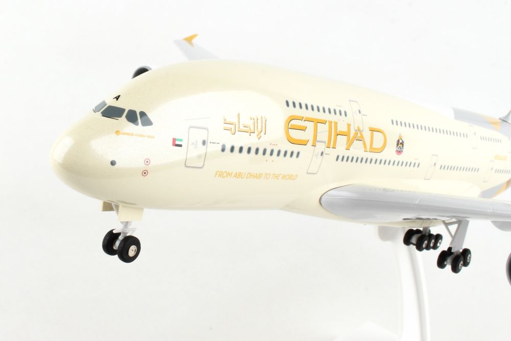 SkyMarks SKR840 1:200 Etihad A380 - 800 with Gear