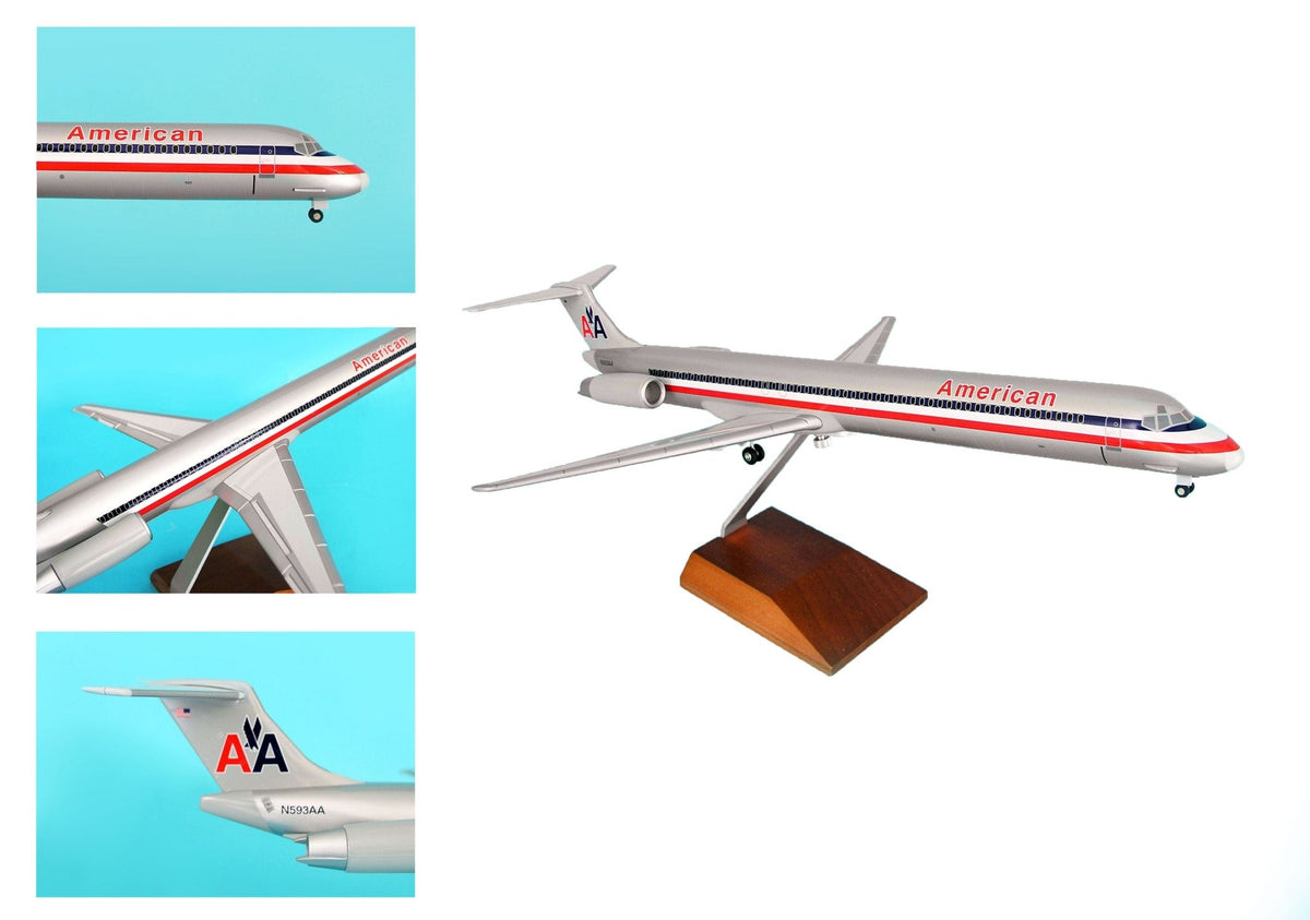 SkyMarks Supreme SKR8601 1:100 American Airlines MD - 80 N593AA