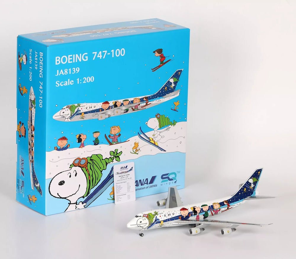 SQ Wings L2019 1:200 Boeing B747 - 100SR All Nippon Airways JA8139 "Snoopy"