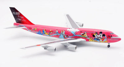 SQ Wings L2060 1:200 JAL B747 - 400 JA8904 NO.2/"JAL 50th Anniversary (Pink) / Disney"