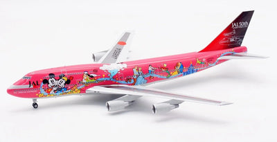 SQ Wings L2060 1:200 JAL B747 - 400 JA8904 NO.2/"JAL 50th Anniversary (Pink) / Disney"