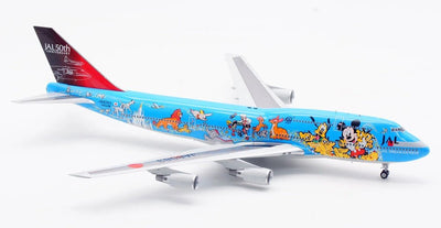 SQ Wings L2061 1:200 AL B747 - 400 JA8083 NO.3/"JAL 50th Anniversary (Blue) / Disney"