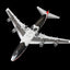 SQ Wings L2064FD 1:200 Boeing Company B747-100 N7470 "Museum Livery" Flaps Down