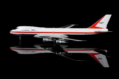 SQ Wings L2064FD 1:200 Boeing Company B747-100 N7470 "Museum Livery" Flaps Down