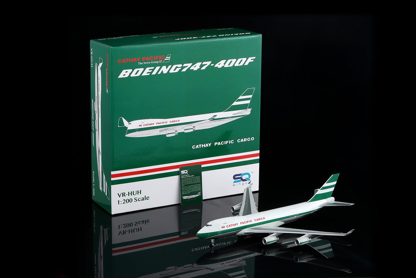 SQ Wings L2130C 1:200 CATHAY PACIFIC CARGO B747-400F VR-HUH Interactive Series