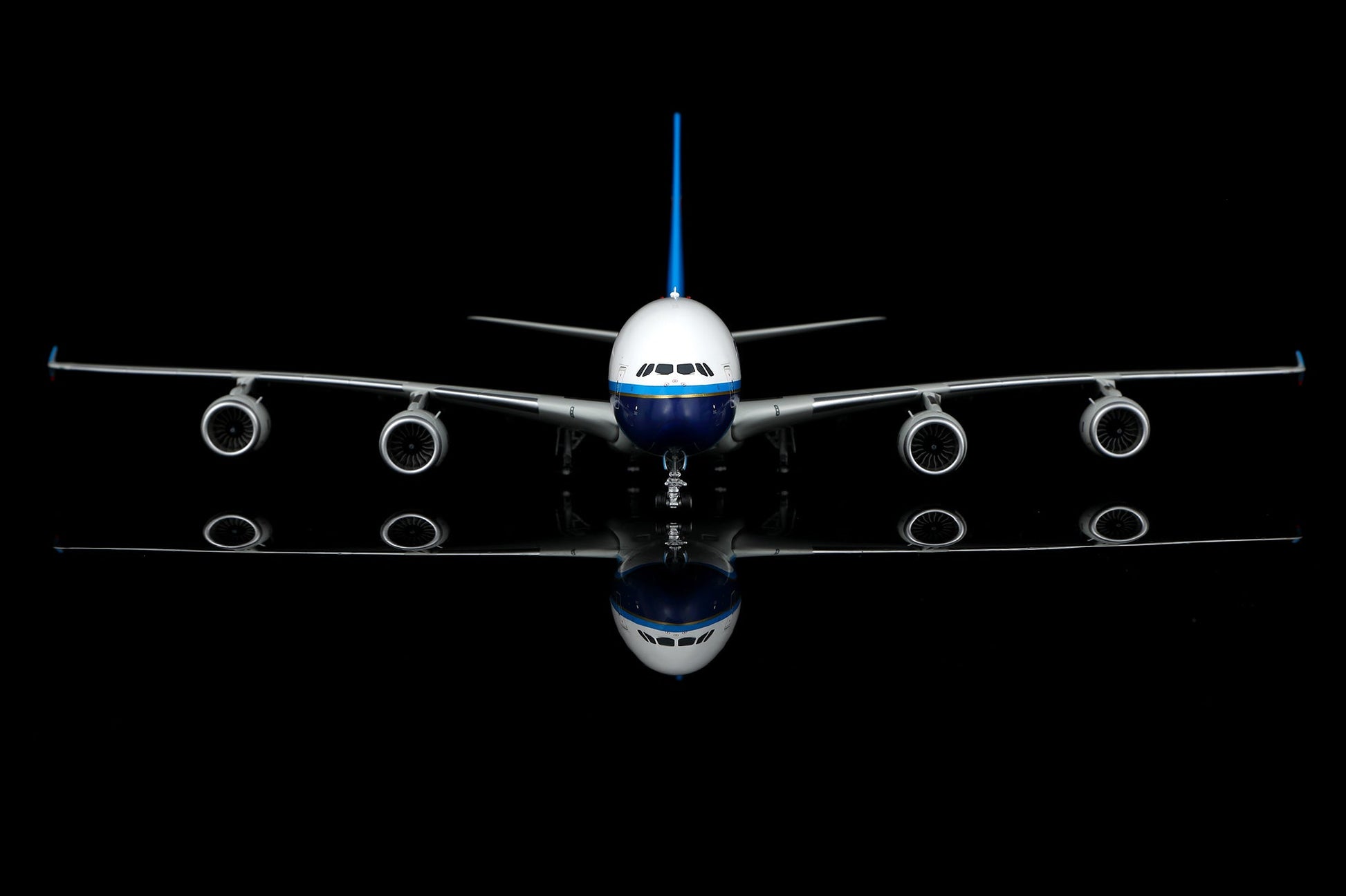 SQ Wings L2157FD 1:200 GLOBAL Airlines A380 9H-GLOBL Flaps Down