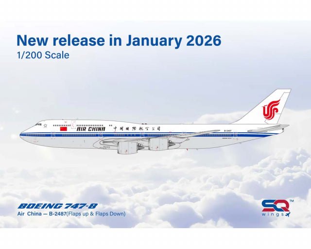 SQ Wings L2163FD 1:200 Air China B747-8I Flaps Down – MTS Aviation