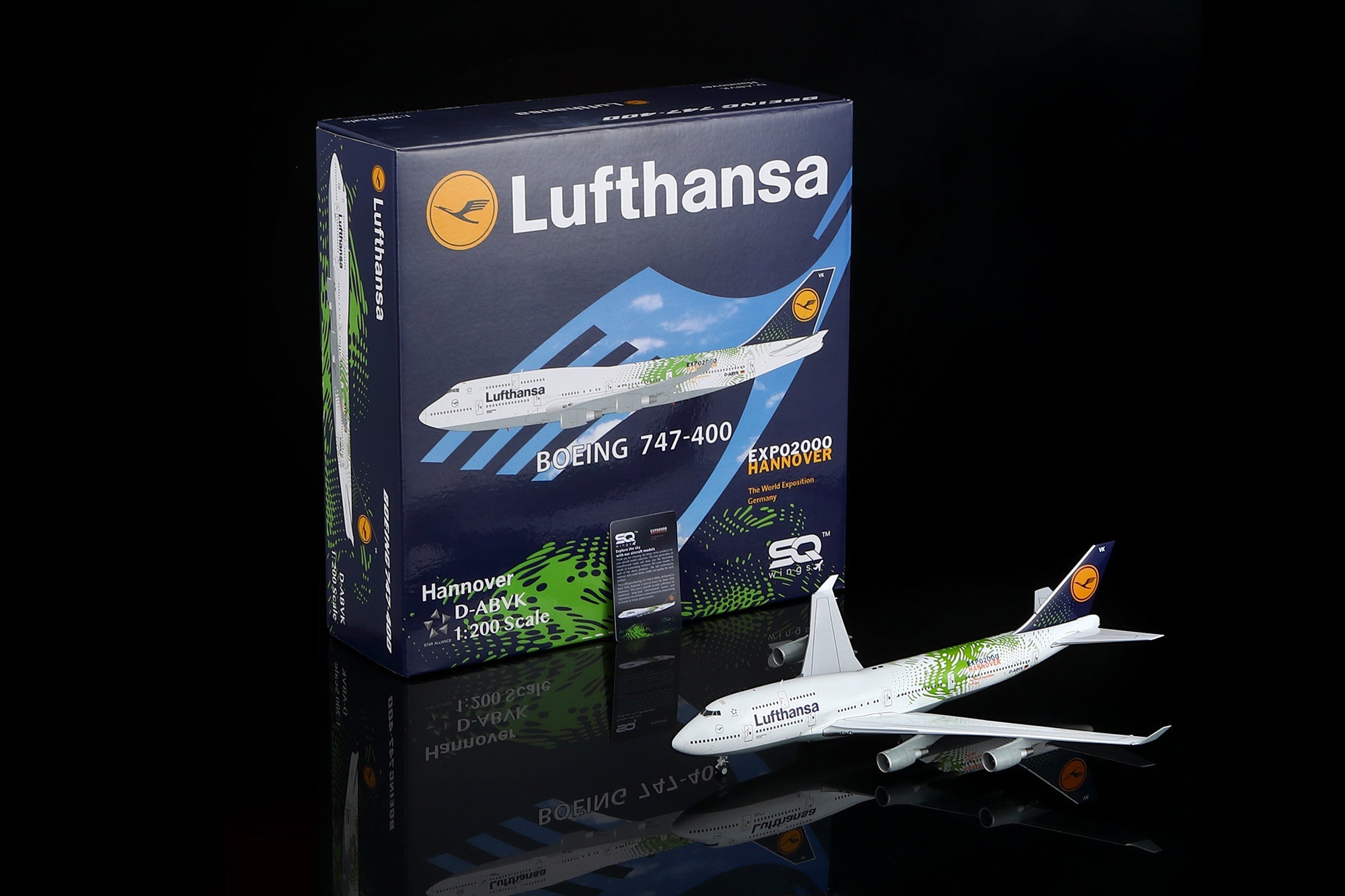 SQ Wings L2185FD Lufthansa B747-400 D-ABVK Hannover EXPO 2000