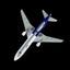 SQ Wings L2219FD 1:200 Delta Air Lines MD - 11 N812DE "Special Delivery Livery Flaps Down"