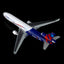 SQ Wings L2219FD 1:200 Delta Air Lines MD - 11 N812DE "Special Delivery Livery Flaps Down"