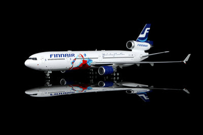 SQ Wings L2230FD 1:200 Finnair MD-11 OH-LGA Official Airline of Santa Claus livery Flaps Down