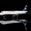SQ Wings L2236FD 1:200 US Airways A320 N106US "Flaps Down"